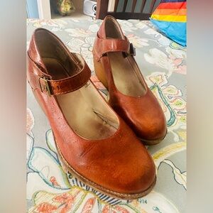 Rare Dr Martens Wedge Mary Jane Vintage size 8